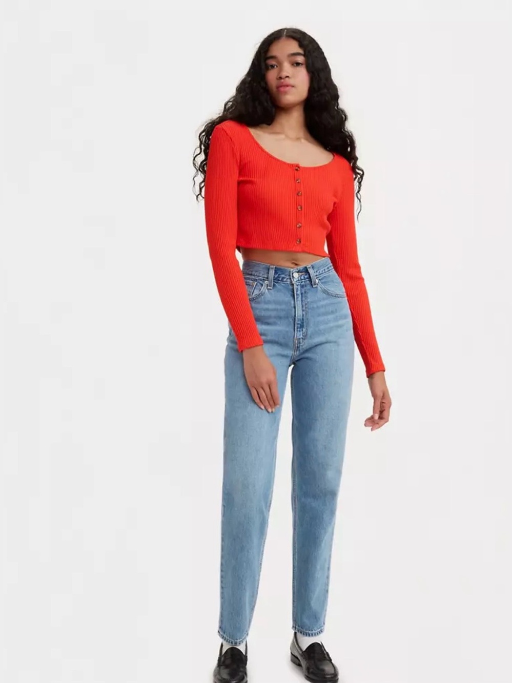 Levi's Light Wash 80s Mom Jeans